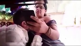 Kannada Mature Aunty'S Secret Romance With Tailor - Breast Fondling