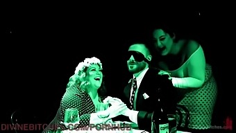 Two Stunning Curvy Women Pleasure Their Submissive Partner With Toys And Sex