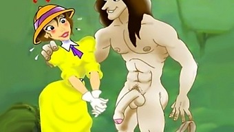 Famous Porn Star Jane And Tarzan In An Intense Group Sex Scene