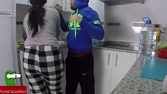 A Couple Enjoys Oral Sex And Milk Play In Their Bedroom