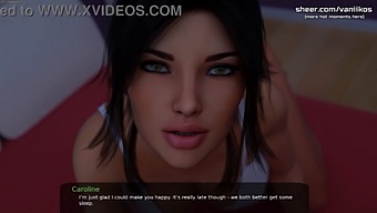 ลูกเลี้ยงและน้องสาวดื่มด่ํากับความสัมพันธ์ต้องห้ามในเกม 3 มิติ