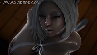 Horny Rabbit Costume-Clad Woman Craves A Large And Girthy Penis