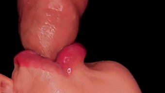 Intense Close-Up Of A Skilled Blowjob Artist Milking And Sucking An Uncut Cock, With Sensual Handjob And Asmr Sounds