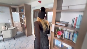 Big Tits Homemade Brunette Gets Mouthful Of Cum On Cruise